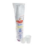 Pahare 200 cc PP Premium Safir, albe , D72 mm, h85 mm , 100buc, 30 set/bax - imagine 2